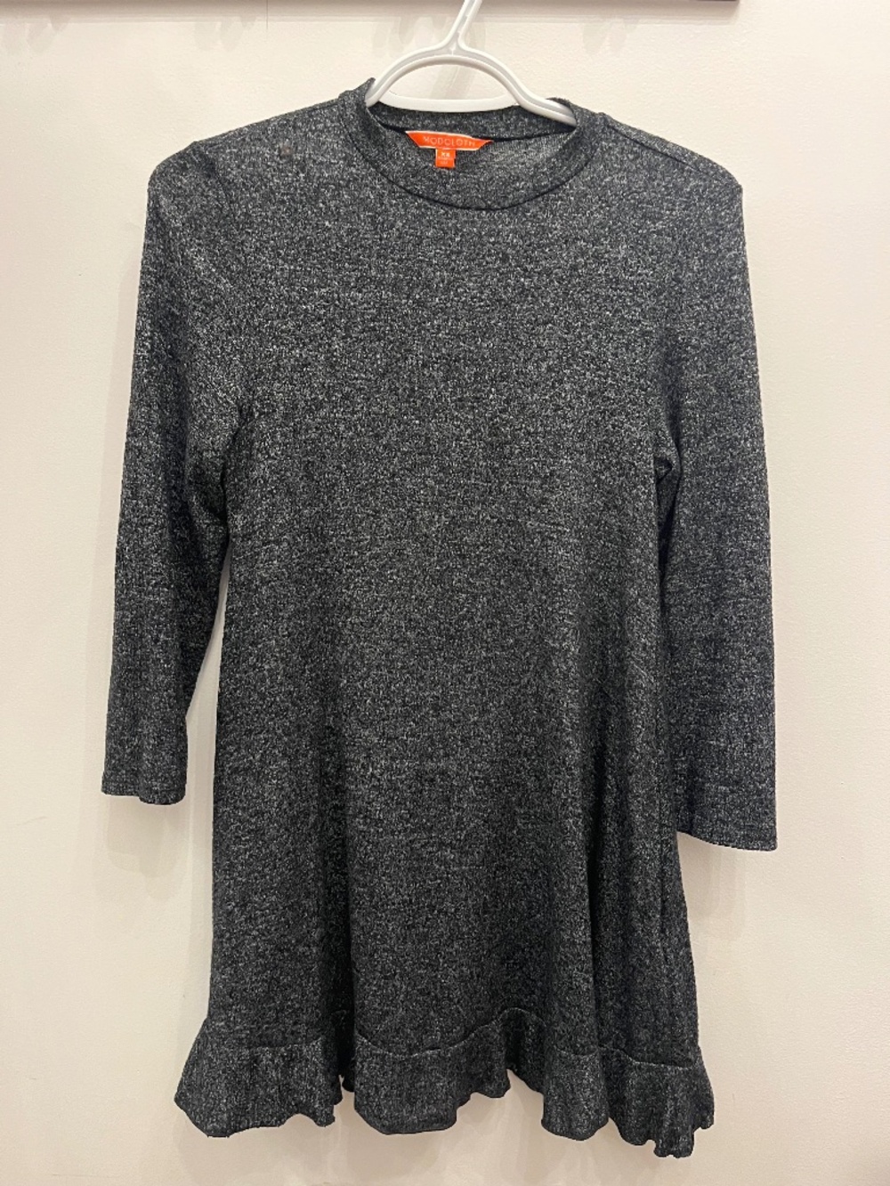 Soft grey tunic-style top/dress